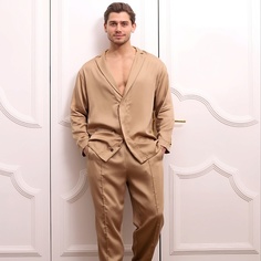 FATLAN Пижама костюмного типа: Рубашка + Брюки "Gold" UNISEX
