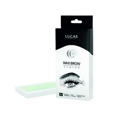 Воск для бровей LUCAS Набор восковых полосок для коррекции бровей WAX BROW STRIPS CC Brow