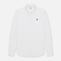 Мужская рубашка Timberland Oxford Slim Fit, цвет белый, размер XXL