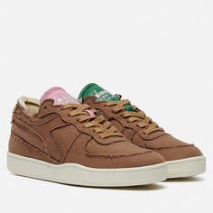 Кроссовки Diadora Mi Basket Row Cut ITA Valdilana, цвет коричневый, размер 45 EU