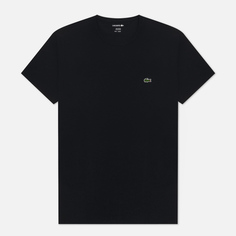 Мужская футболка Lacoste Classic Embroidered Logo, цвет чёрный, размер XXXXL