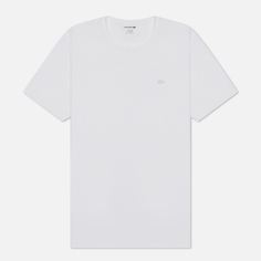 Мужская футболка Lacoste Classic Embroidered Logo, цвет белый, размер S