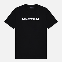 Мужская футболка MA.Strum Logo Chest Print, цвет чёрный, размер M