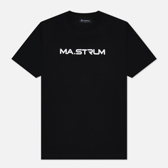 Мужская футболка MA.Strum Logo Chest Print, цвет чёрный