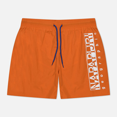 Мужские шорты Napapijri Box Swim, цвет оранжевый