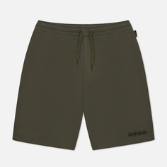 Мужские шорты Napapijri Box Bermuda, цвет оливковый, размер XXL