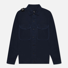 Мужская куртка ветровка MA.Strum Garment Dyed Two Pocket Overshirt, цвет синий