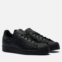 Кроссовки adidas Originals x Pharrell Williams Superstar, цвет чёрный, размер 39.5 EU
