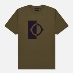 Мужская футболка MA.Strum Compass Graphic, цвет оливковый, размер M