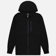 Мужская демисезонная куртка MA.Strum Softshell Down Quilt Hooded, цвет чёрный