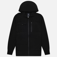 Мужская демисезонная куртка MA.Strum Softshell Down Quilt Hooded, цвет чёрный, размер XXL