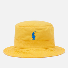 Панама Polo Ralph Lauren Twill Loft Embroidered Polo Pony, цвет жёлтый