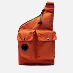Рюкзак C.P. Company Garment Dyed Nylon B Single Strap, цвет оранжевый