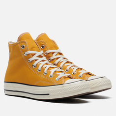 Кеды Converse Chuck 70 Vintage Canvas High, цвет жёлтый