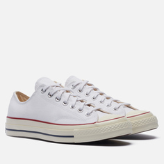 Кеды Converse Chuck 70 Vintage Canvas Low, цвет белый, размер 46 EU