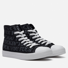 Кеды RIPNDIP Fuckin Fuck High Top, цвет чёрный