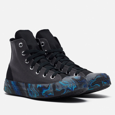 Кеды Converse Chuck Taylor All Star CX Marbled High, цвет чёрный, размер 39.5 EU