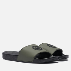 Мужские сланцы Peaceful Hooligan Civilian Slides, цвет оливковый