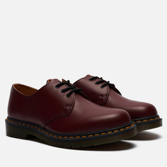 Ботинки Dr. Martens 1461 Smooth 3 Eye, цвет бордовый