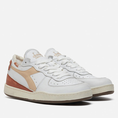 Женские кроссовки Diadora Heritage Mi Basket Row Cut, цвет белый