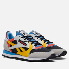 Кроссовки Reebok Classic Leather, цвет серый, размер 40 EU