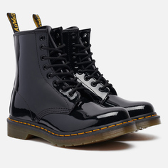 Женские ботинки Dr. Martens 1460 Patent Lamper, цвет чёрный, размер 40 EU