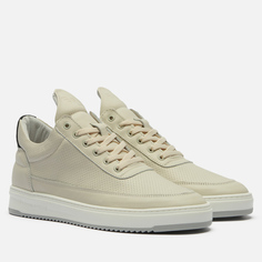 Кроссовки Filling Pieces Low Top Bianco Perforated, цвет бежевый, размер 43 EU