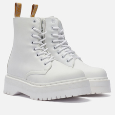 Женские ботинки Dr. Martens Vegan Jadon II Mono Kemble Platform, цвет белый
