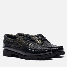 Женские ботинки Timberland Noreen 3-Eye Lug Handsewn Boat, цвет чёрный, размер 39 EU