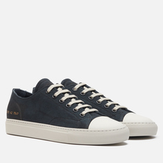 Мужские кеды Common Projects Tournament Low Canvas, цвет чёрный