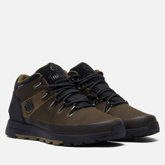 Мужские ботинки Timberland Sprint Trekker Mid Fabric WP, цвет оливковый, размер 46 EU