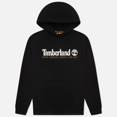 Мужская толстовка Timberland Wind Water Earth And Sky, цвет чёрный