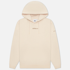 Мужская толстовка adidas Originals Trefoil Linear Hoodie, цвет бежевый