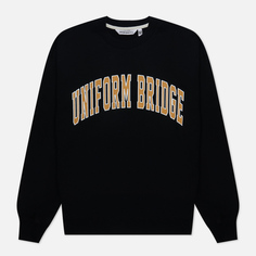 Мужская толстовка Uniform Bridge VTG Arch Logo Crew Neck, цвет чёрный