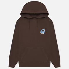 Мужская толстовка Gramicci Big-G Logo Hoodie, цвет коричневый