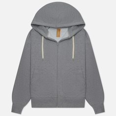 Мужская толстовка FrizmWORKS OG Heavyweight Hoodie Zip Up Parka, цвет серый