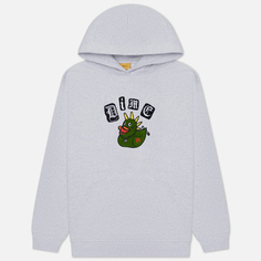 Мужская толстовка Dime Rebel Chenille Hoodie, цвет серый