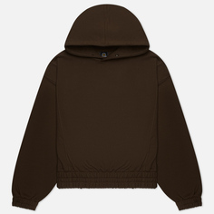 Мужская толстовка FrizmWORKS Banding Snap Hoodie, цвет коричневый