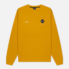 Мужская толстовка F.C. Real Bristol Star Applique Team Crew Neck, цвет жёлтый, размер S