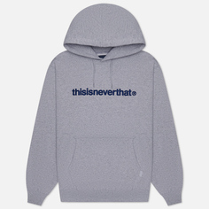 Мужская толстовка thisisneverthat T-Logo Hoodie, цвет серый, размер S