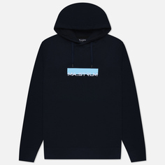 Мужская толстовка MA.Strum Block Print Hoodie, цвет синий
