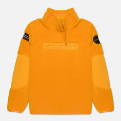 Мужская толстовка Napapijri Teide Turtle Neck Fleece, цвет жёлтый, размер M