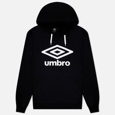 Мужская толстовка Umbro FW Large Logo Hoodie, цвет чёрный, размер XL