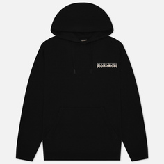 Мужская толстовка Napapijri Quito Hoodie, цвет чёрный