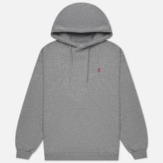 Мужская толстовка Gramicci One Point Hoodie, цвет серый