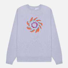 Мужская толстовка Alltimers Spin Cycle Heavyweight Crew Neck, цвет серый, размер S