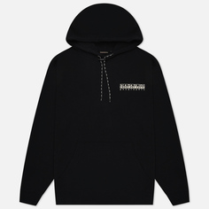 Мужская толстовка Napapijri Mataje Hoodie, цвет чёрный