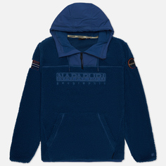 Мужская толстовка Napapijri Teide Hoodie Fleece, цвет синий