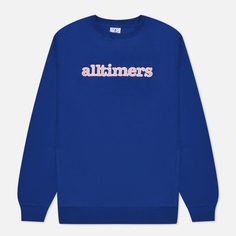 Мужская толстовка Alltimers Stamped Embroidered Heavyweight Crew Neck, цвет синий