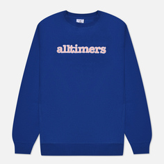 Мужская толстовка Alltimers Stamped Embroidered Heavyweight Crew Neck, цвет синий, размер XXL